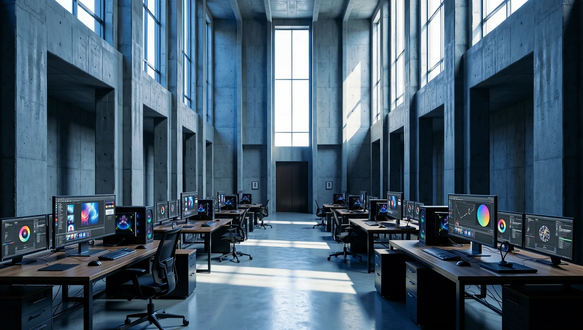 Professional AI creative workspace