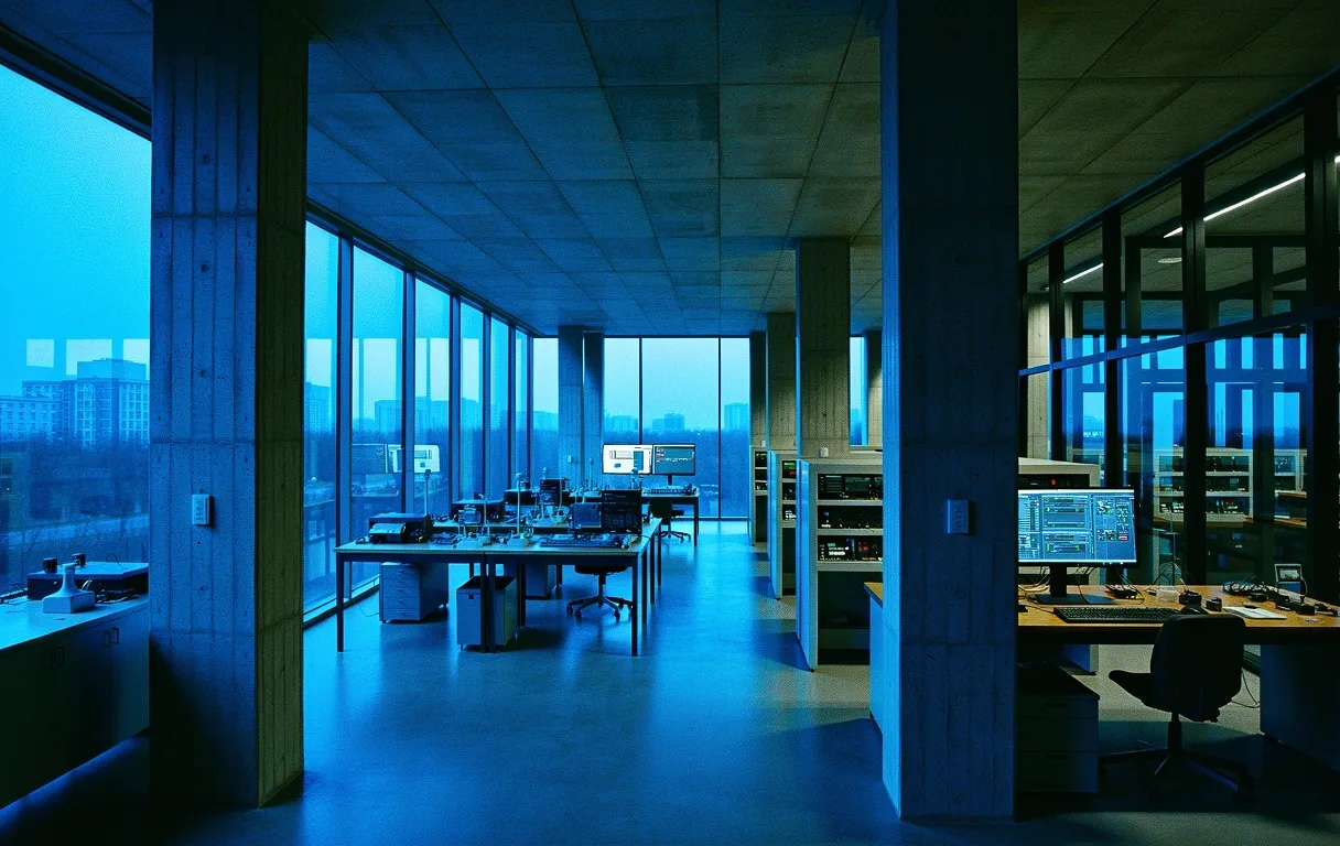 Brutalist design laboratory
